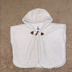 Old Navy Cream Poncho